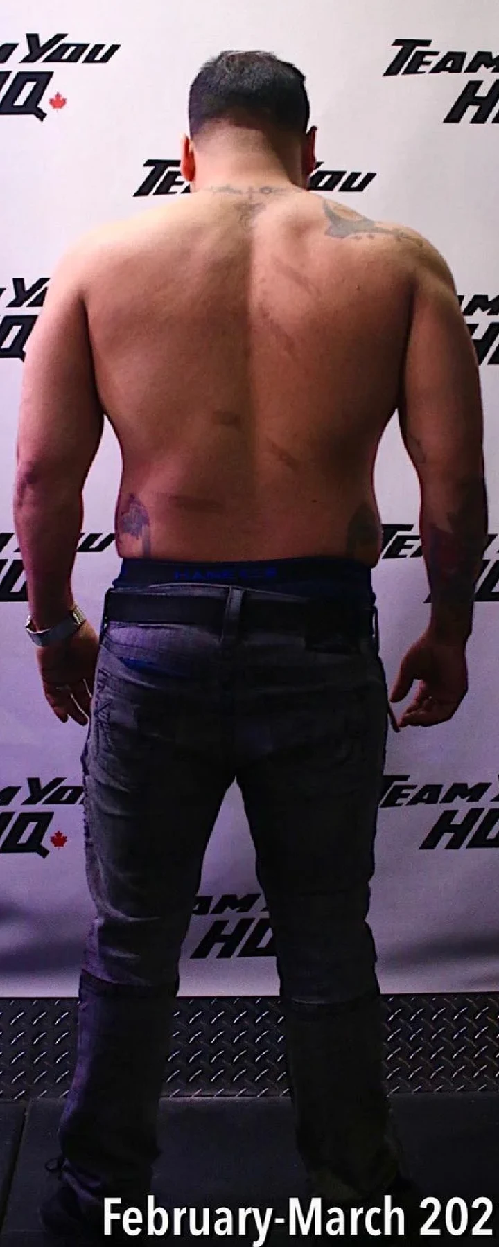 TeamYou HQ client 8 back view after transformation