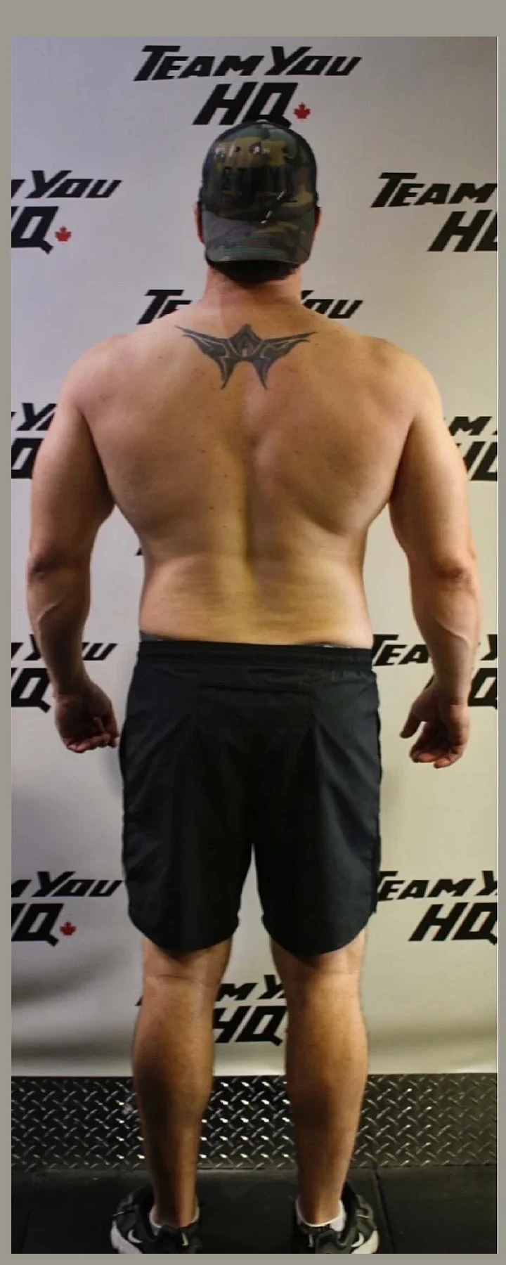 TeamYou HQ client 15 back view after transformation